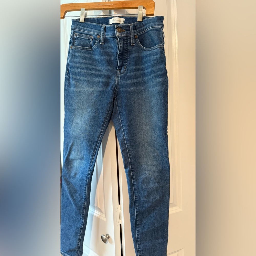 Madewell 9” mid rise skinny jeans
